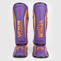 Venum Elite Shin Guards Dark Purple
