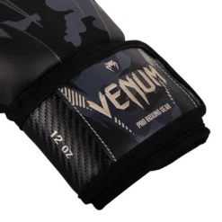 Venum Impact Boxing Gloves, Dark Camo/Sand, 10 oz