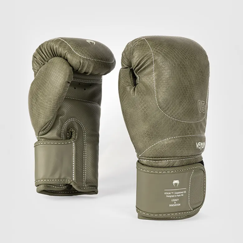 Venum Impact Evo Scales Boxing Gloves Army Green, 10 oz