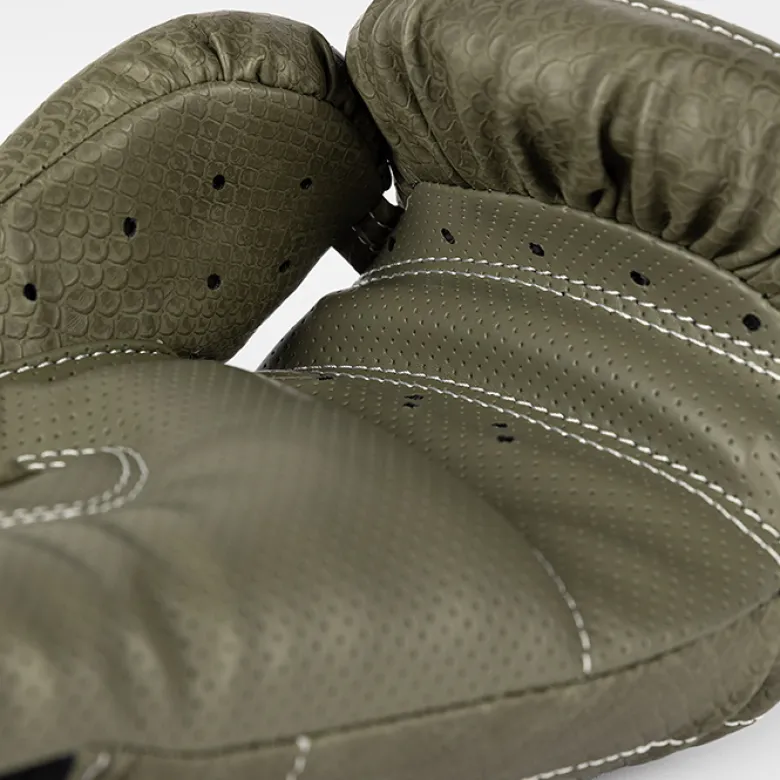 Venum Impact Evo Scales Boxing Gloves Army Green, 10 oz
