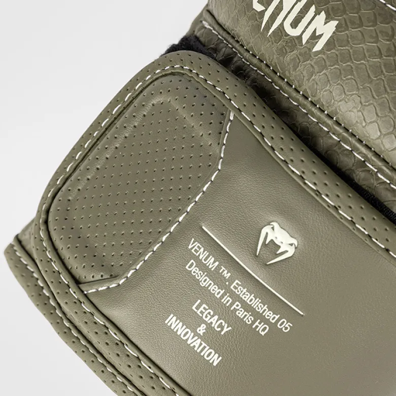Venum Impact Evo Scales Boxing Gloves Army Green, 10 oz
