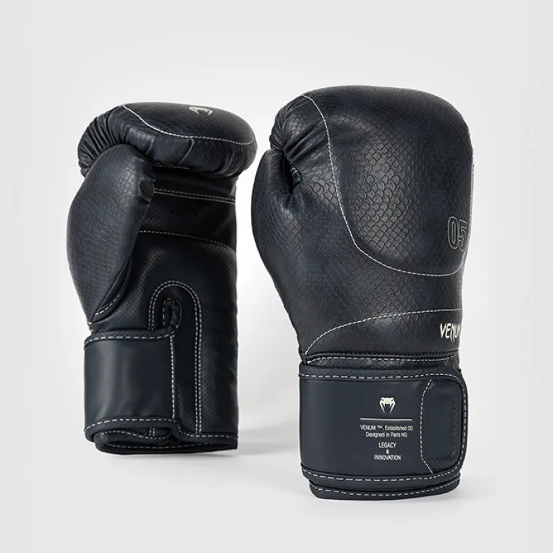 Venum Impact Evo Scales Boxing Gloves Midnight Blue, 10 oz
