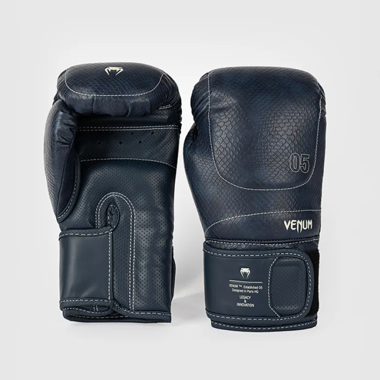Venum Impact Evo Scales Boxing Gloves Midnight Blue, 10 oz
