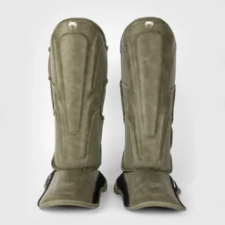 Venum Impact Evo Scales Shinguards Army Green