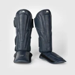 Venum Impact Evo Scales Shinguards Midnight Blue