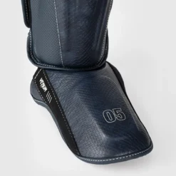 Venum Impact Evo Scales Shinguards Midnight Blue