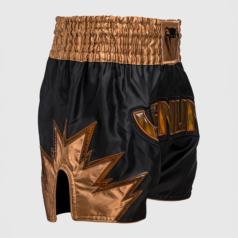 Venum Inferno Muay Thai Shorts Black/Bronze