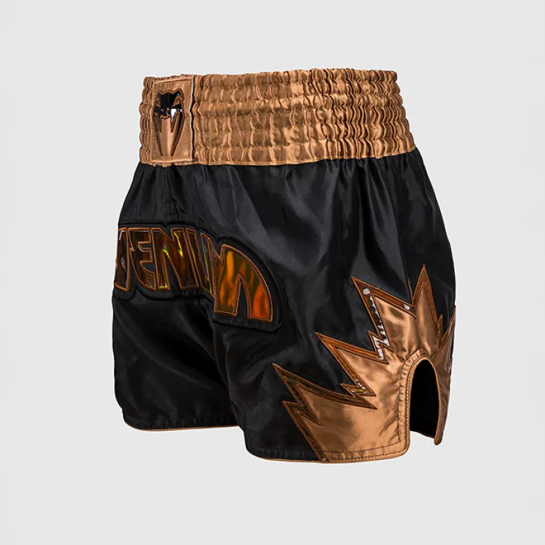 Venum Inferno Muay Thai Shorts Black/Bronze