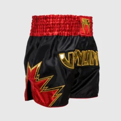 Venum Inferno Muay Thai Shorts Black/Gold/Red
