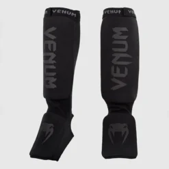 Venum Kontact Shinguards Black/Black