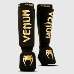 Venum Kontact Shin Guards Black/Gold
