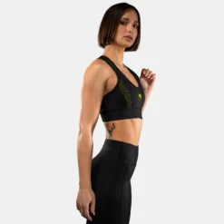 Venum Lazer Women's Sport Bra Black/Yellow