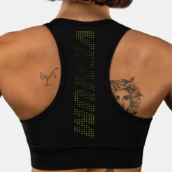 Venum Lazer Women's Sport Bra Black/Yellow