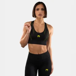 Venum Lazer Women's Sport Bra Black/Yellow