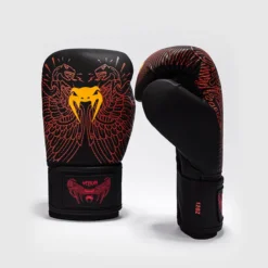 Venum Quetzal Fury Boxing Gloves Black/Fury Red/Tangerine, 10oz