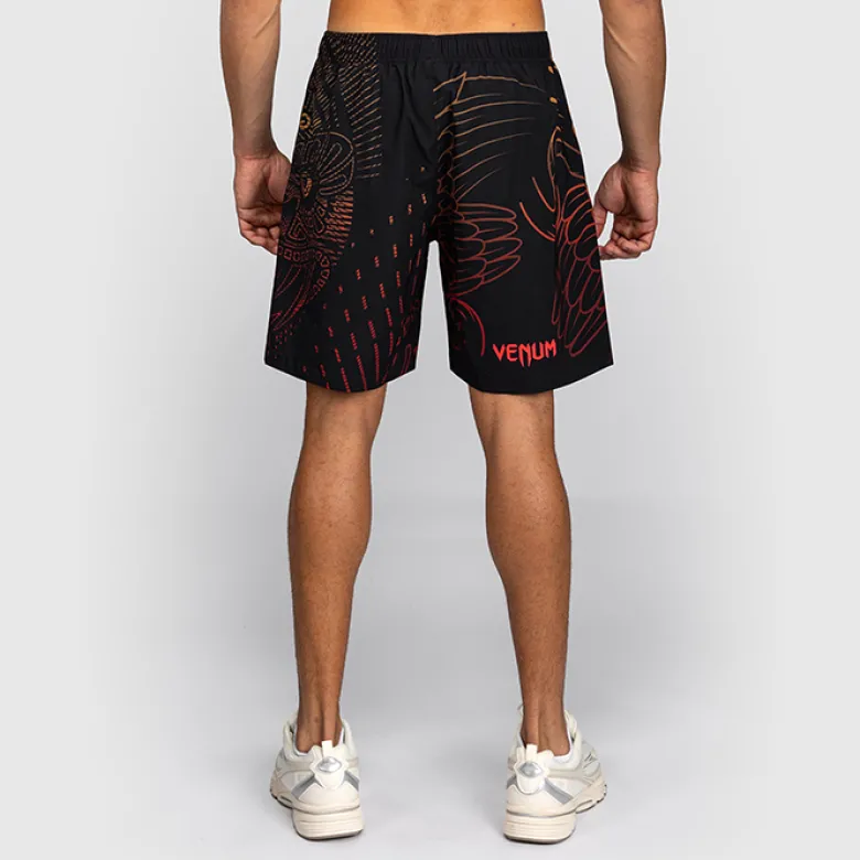 Venum Quetzal Fury Training Shorts Black/Fury Red/Tangerine