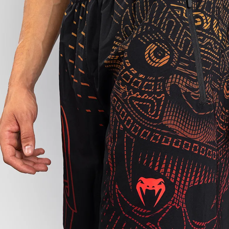 Venum Quetzal Fury Training Shorts Black/Fury Red/Tangerine