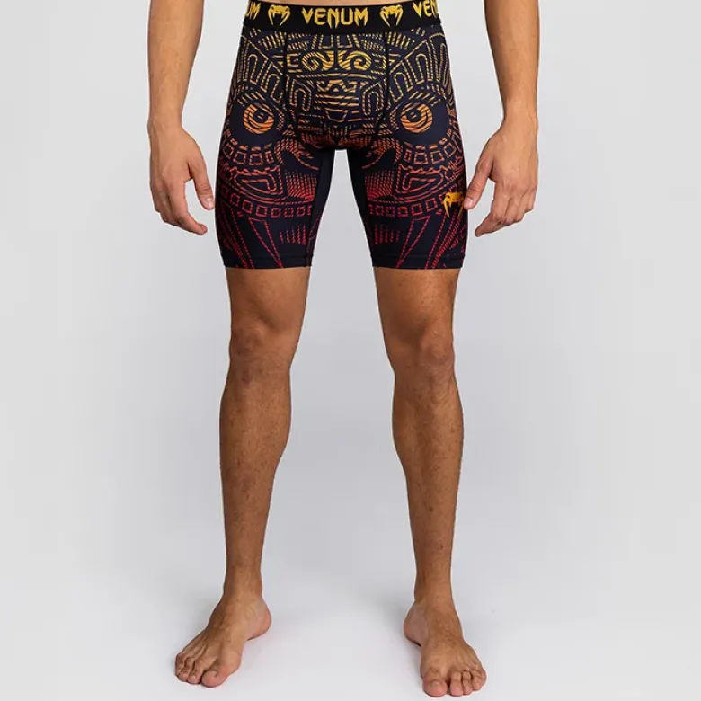Venum Quetzal Fury Vale Tudo Shorts Black/Fury Red/Tangerine