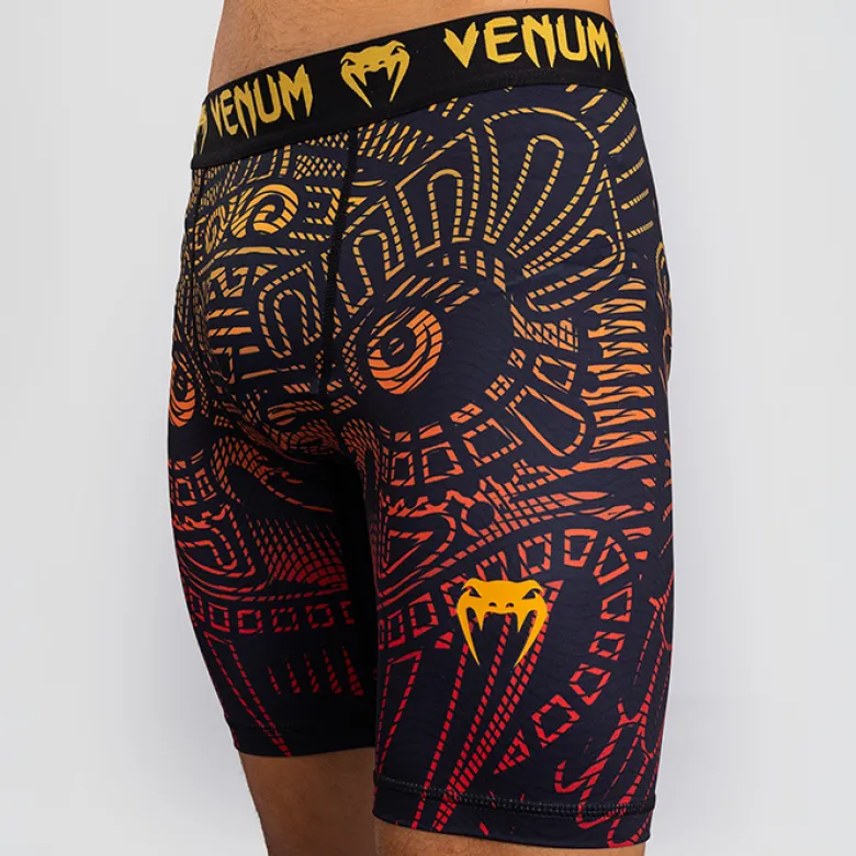 Venum Quetzal Fury Vale Tudo Shorts Black/Fury Red/Tangerine