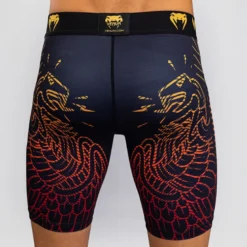 Venum Quetzal Fury Vale Tudo Shorts Black/Fury Red/Tangerine