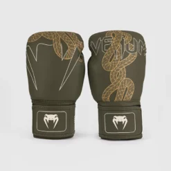Venum Serpenti Boxing Gloves Kaki/Bronze/Ivory, 10oz