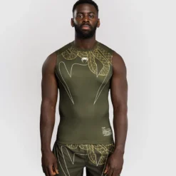 Venum Serpenti Rashguards Sleeveless Kaki/Bronze/Ivory