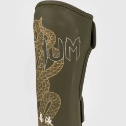 Venum Serpenti Shinguards Kaki/Bronze/Ivory