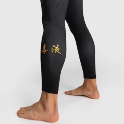 Venum Serpenti Spats Black/Silver/Gold