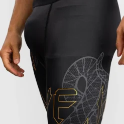 Venum Serpenti Spats Black/Silver/Gold