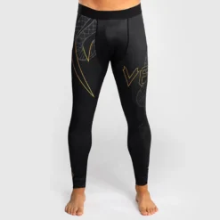 Venum Serpenti Spats Black/Silver/Gold