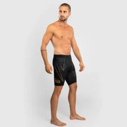 Venum Serpenti Vale Tudo Shorts Black/Silver/Gold