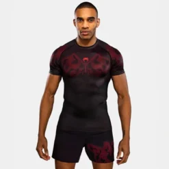 Venum Spectre Short Sleeves Rashguards Black/Red