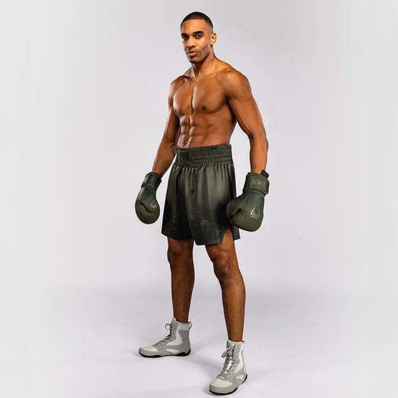 Venum Stealth Boxing Shorts Khaki/Dark Green