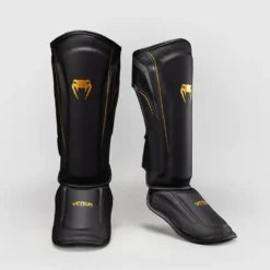Venum Streamline Shinguards Black/Gold