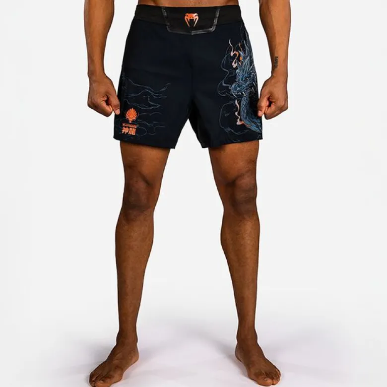 Venum Thunder Dragon Fightshorts Black/Grey/Copper