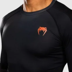 Venum Thunder Dragon Long Sleeve Rashguard Black/Grey/Copper