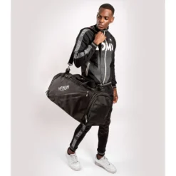 Venum Trainer Lite Evo Sports Bag, Black/Black