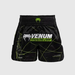 Venum Training Camp 4.0 Muay Thai Short Black/Neo Green