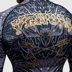 Venum Wolf Atak Long Sleeve Rashguard Black/Grey