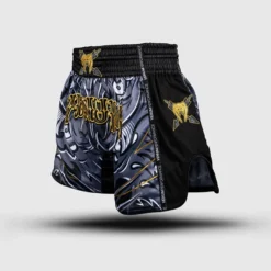Venum Wolf Atak Muay Thai Shorts Black/Grey