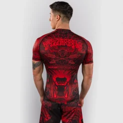 Venum Wolf Atak Short Sleeves Rashguards Black/Red