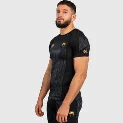 Venum X CHIMAEV Wild Borz Rashguards Short Sleeves Black/Grey
