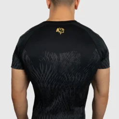 Venum X CHIMAEV Wild Borz Rashguards Short Sleeves Black/Grey