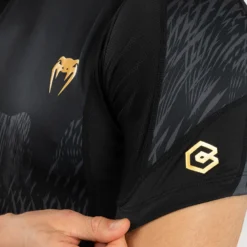 Venum X CHIMAEV Wild Borz Rashguards Short Sleeves Black/Grey