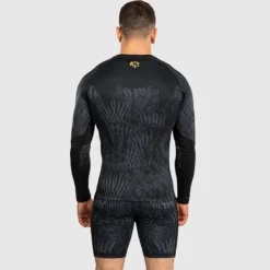 Venum X CHIMAEV Wild Borz Rashguards Long Sleeves Black/Grey