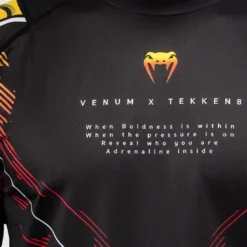 Venum x TEKKEN 8 Dry-Tech T-Shirt Yoshimitsu Black/Orange