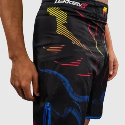 Venum x TEKKEN 8 Fight Shorts Yoshimitsu Black/Orange