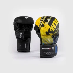 Venum x TEKKEN 8 Sparring Gloves King Black/Yellow, L-XL