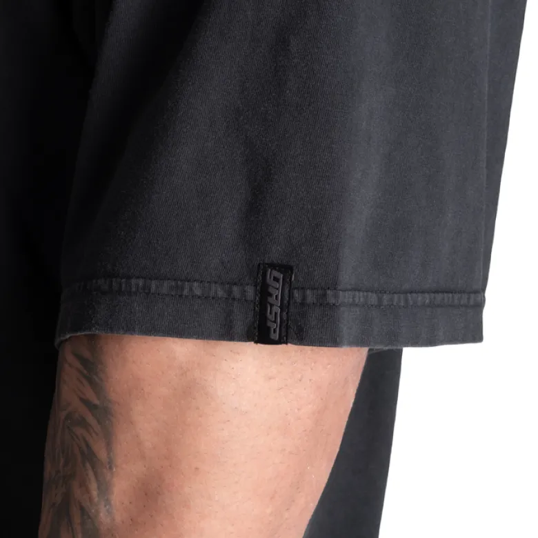 Vintage Iron Tee, Washed Black