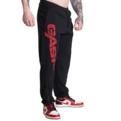 Vintage Sweatpants, Black/Red